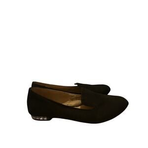 Forever 21 faux suede flats - Great Condition black flats womens size 10